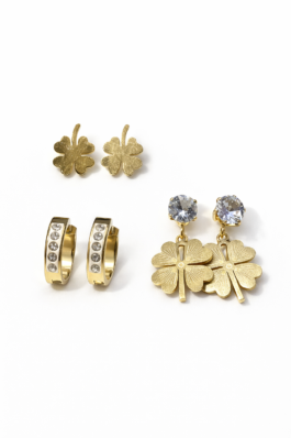 Çelik 3’lü Küpe Seti