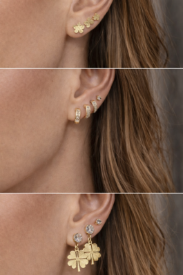 Çelik 3’lü Küpe Seti